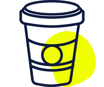 Icono de vasos reutilizables