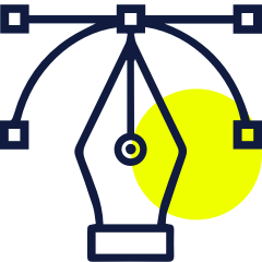 Icono de vectorización