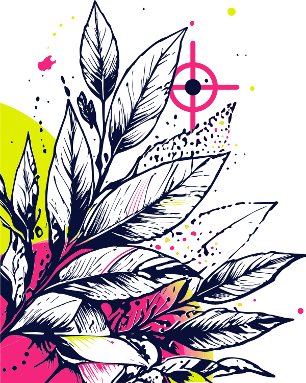 Ilustración decorativa de planta